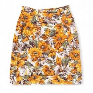 Vintage 80s/90s‎ sunflower mini skirt
